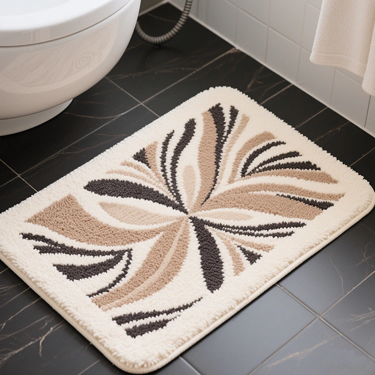 ¿Sigues usando una alfombra de baño que es demasiado pequeña y dejando que el agua se encharque por todo el piso?